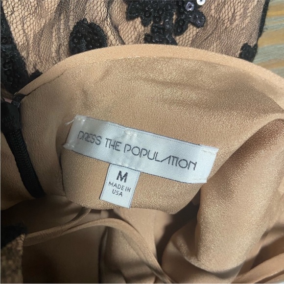 Dress the population Abbie sequin black - Picture 4 of 6